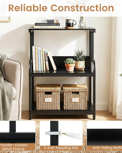 Giantex Rolling Printer Stand with Adjustable Storage Shelf