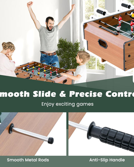 Giantex 4-in-1 Multi Game Table, Combo Foosball Game Table Top w/Billiards, Ping Pong, Push Hockey for Home, Game Room