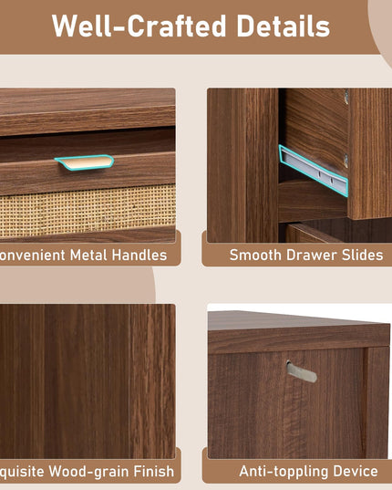 Giantex Sideboard Buffet Cabinet w/ 2 Doors