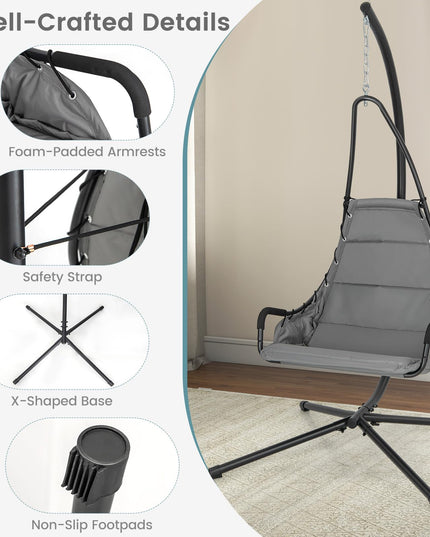 Giantex Hanging Chair with Stand