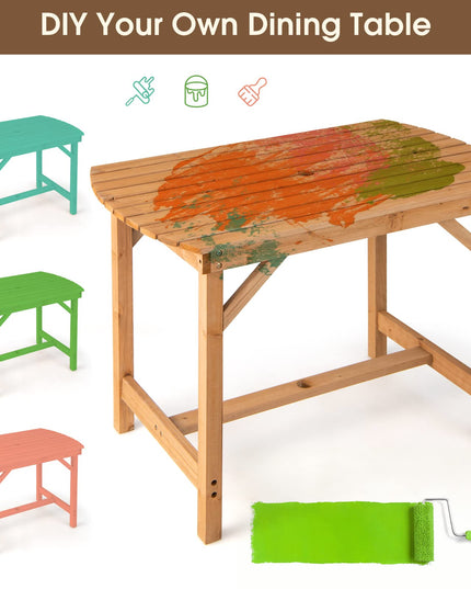 Giantex Patio Dining Table