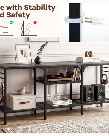 Giantex 3-Tier TV Stand for TVs up to 65 Inch with Open Storage Shelves