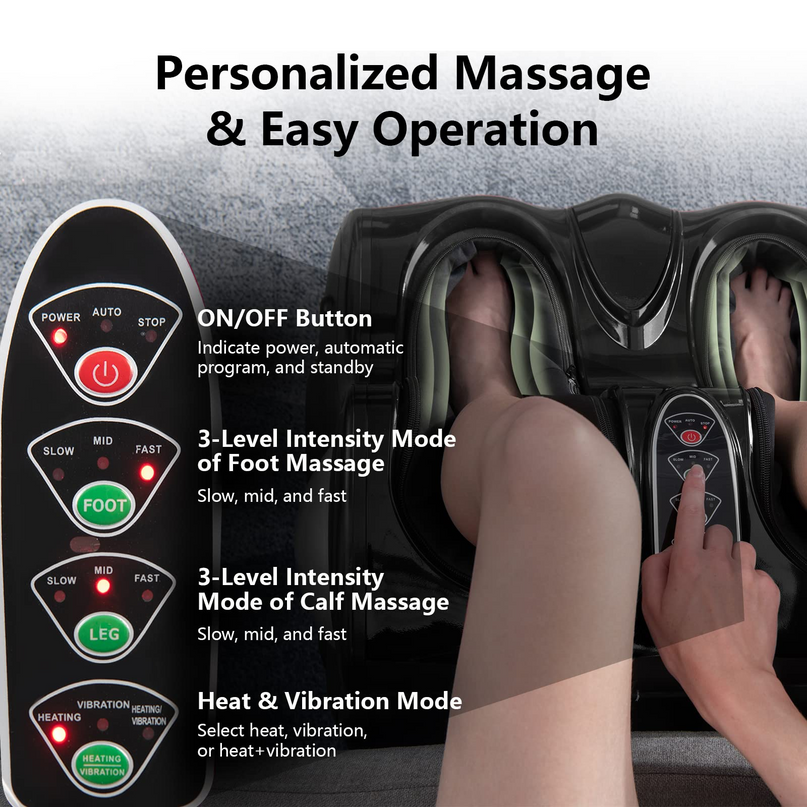 Giantex Foot and Calf Massager - Shiatsu Foot Massager Calf Massager