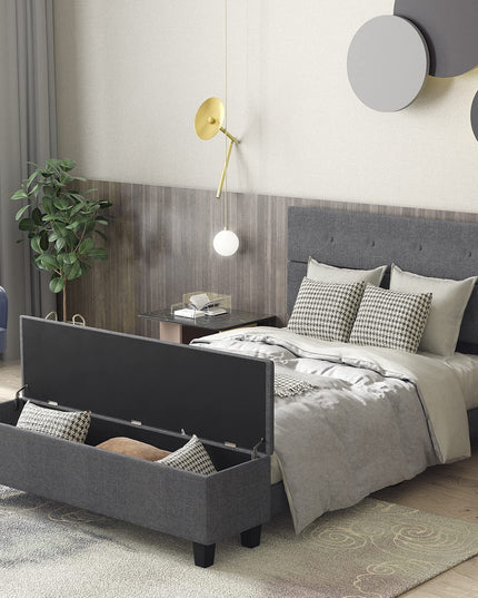 Bed Frame with Ottoman Storage - Giantex