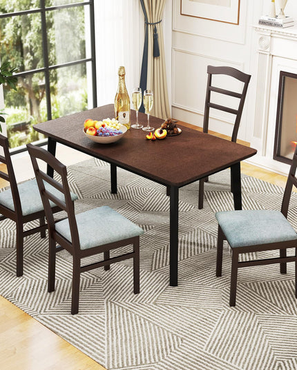 Giantex Wooden Dining Chairs Set for Dining Living Room