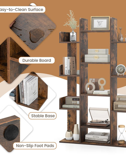 Giantex 7-Cube Tree Bookshelf