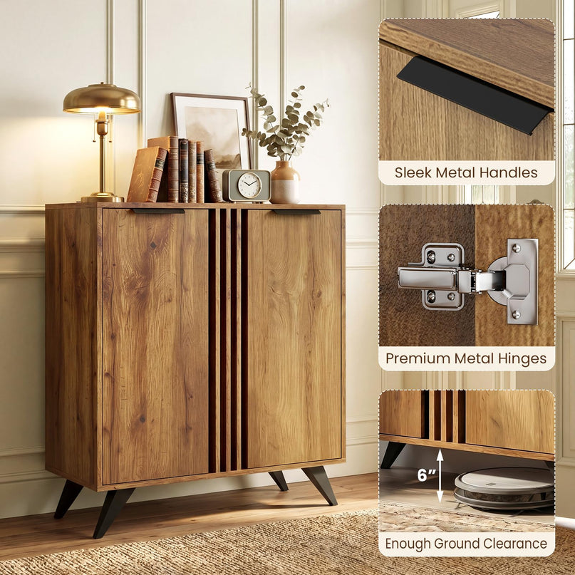 Giantex Shoe Storage Cabinet for Entrance Hallway Foyer Living Room