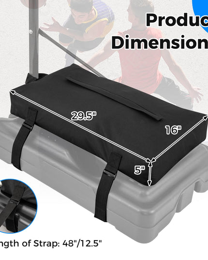 Giantex Basketball Hoop Sandbag, Heavy Duty Weighted Base Anchor for Portable Basketball Hoops
