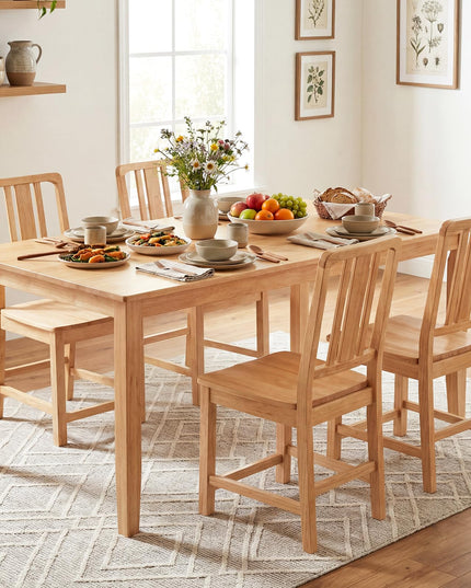 Giantex Natural Dining Room Chair for Living Room Restaurant