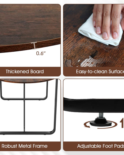 Giantex 71" Conference Table with Cable Management Grommet