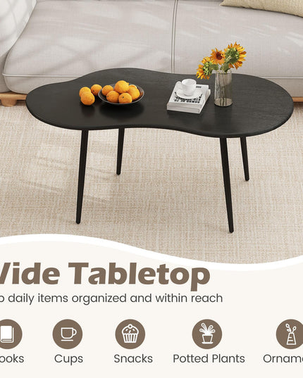 Giantex Cloud Coffee Table 39.5" Small Center Table
