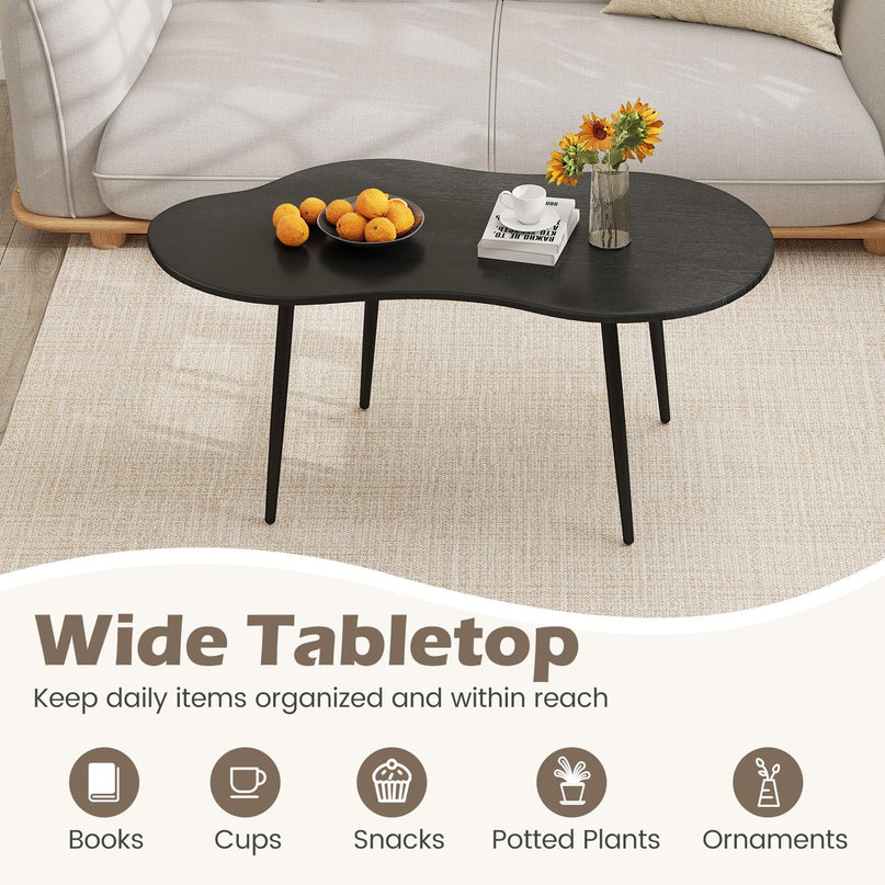 Giantex Cloud Coffee Table 39.5" Small Center Table