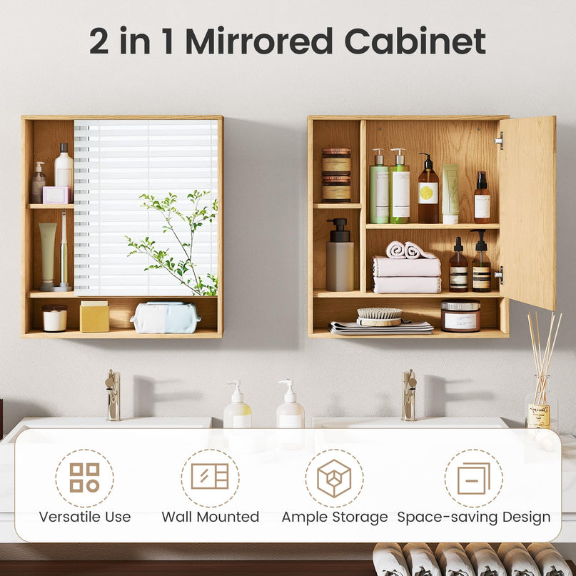 Giantex Bathroom Medicine Cabinet with Mirror