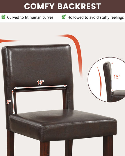 4-Piece Bar Chair Set - Giantex