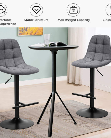 Armless Counter Height Chairs for Kitchen Dining Living Bistro Pub