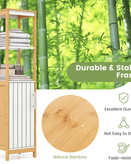 Giantex Bathroom Storage Cabinet Freestanding