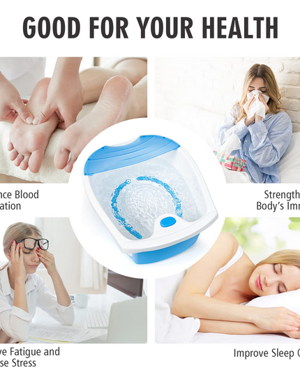 Giantex Foot Spa Bath W/Smooth Bubble Massage