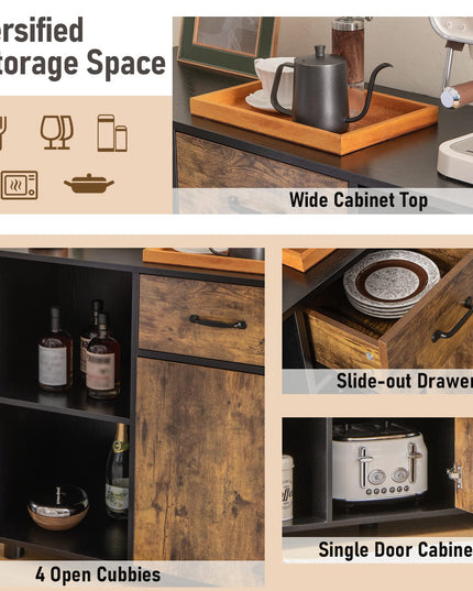 Giantex Large Buffet Sideboard with Storage