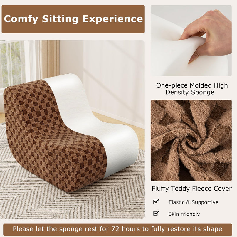 Giantex Bean Bag Chair with Ottoman for Living Room