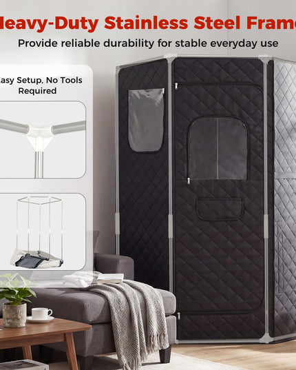 Giantex Indoor Personal Sauna Tent for Home Relaxation