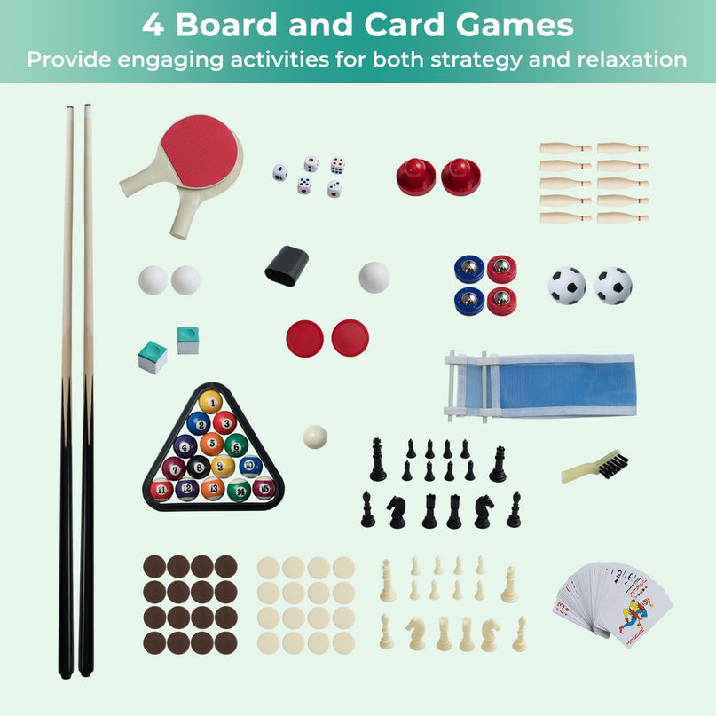 Giantex 10 in 1 Multi Game Table for Game Room