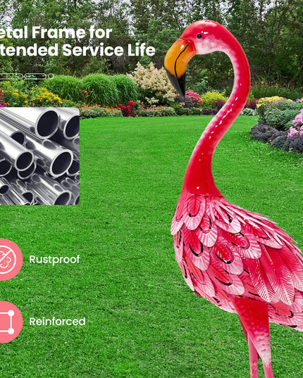 Giantex Flamingo Garden Statues Set of 2