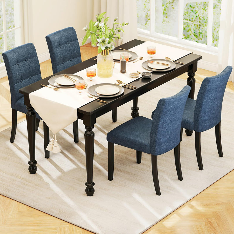 Giantex Upholstered Dining Chairs Set for Restaurant