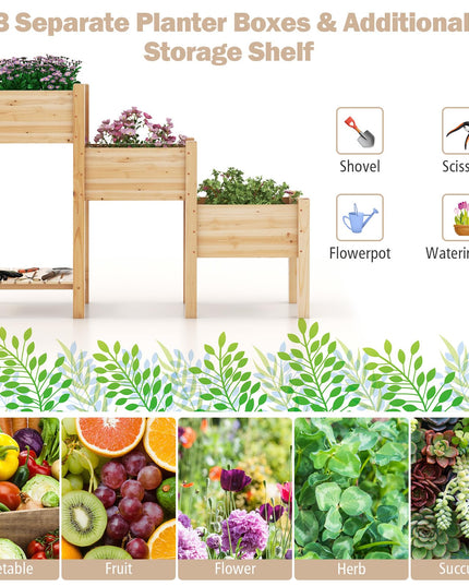Giantex Raised Garden Bed Set of 3