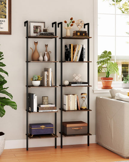 Giantex 5 Tier Ladder Shelf for Living Room Bedroom Home Office