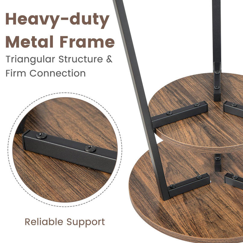 Giantex Round End Table Set