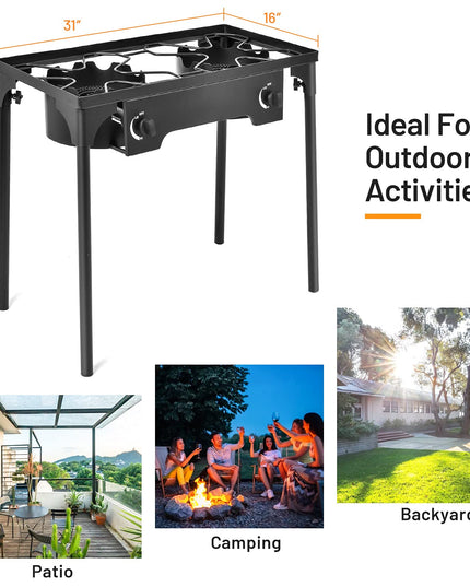 Giantex 150,000 BTU Outdoor Double Burner Stove
