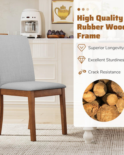 Giantex Upholstered Dining Chairs Set for Restaurant