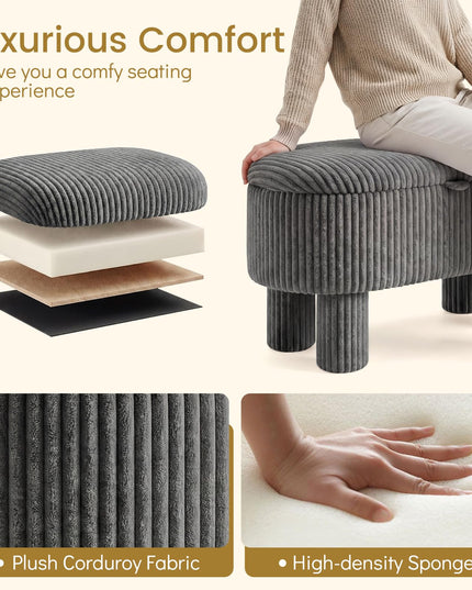 Giantex 42'' Storage Ottoman Bench for Living Room