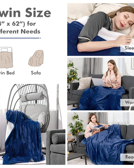 Giantex Electric Heated Throw Blanket