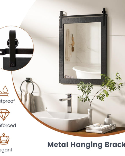 CHARMAID Farmhouse Wall Mirror