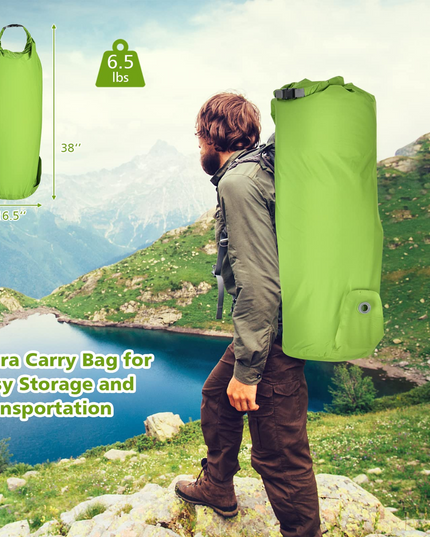 Lightweight Compact Air Mattress w/Carry Bag