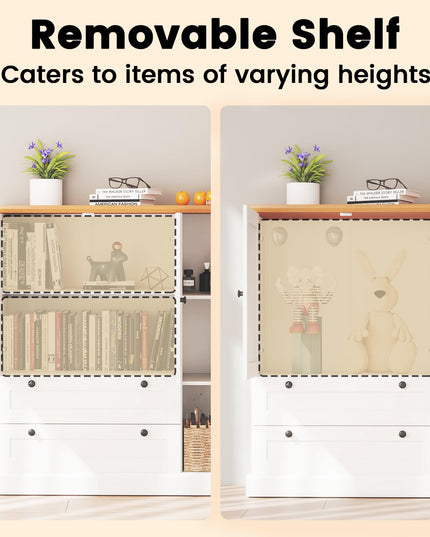 Giantex Buffet Cabinet with Storage for Coffee Bar Dining Living Room Entryway