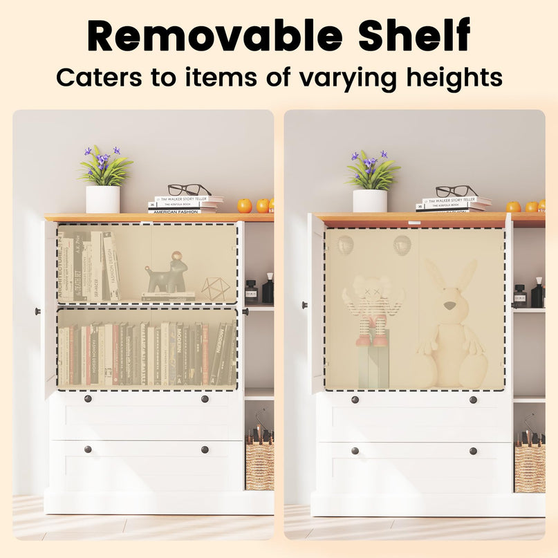 Giantex Buffet Cabinet with Storage for Coffee Bar Dining Living Room Entryway