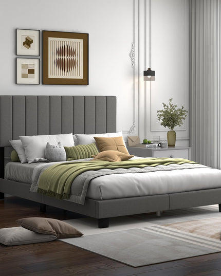 Giantex Queen Size Platform Bed Frame