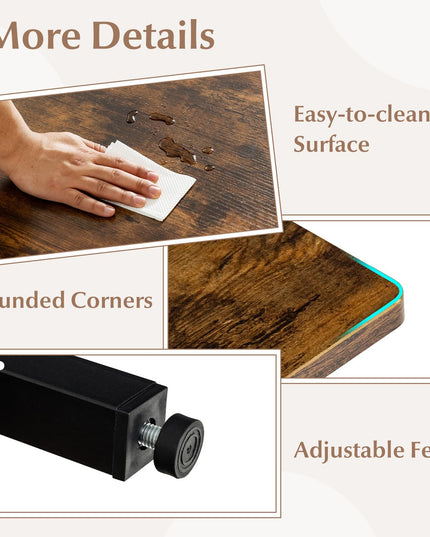 Giantex 2 ier Coffee Table with Storage Shelf for Living Room