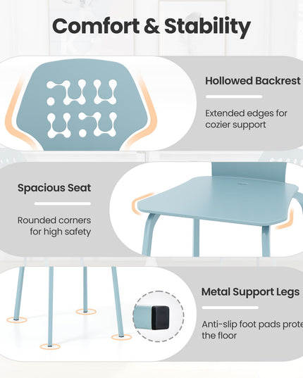 Giantex Metal Dining Chairs Set of 4