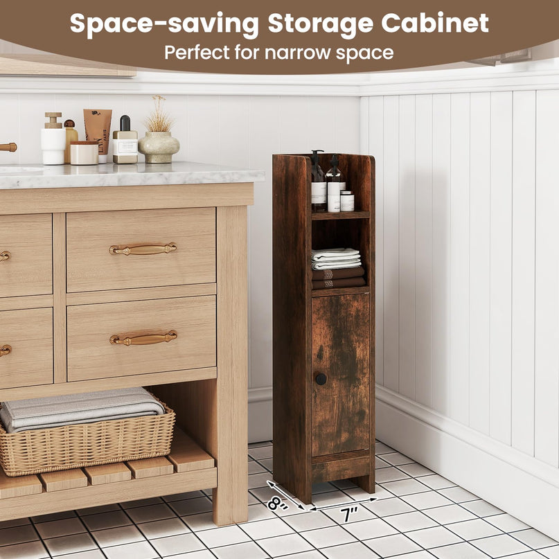 Giantex Slim Bathroom Cabinet for Bathroom