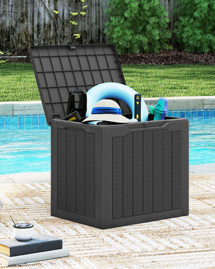 Giantex Boîte de rangement extérieure de 95 litres pour accessoires de piscine