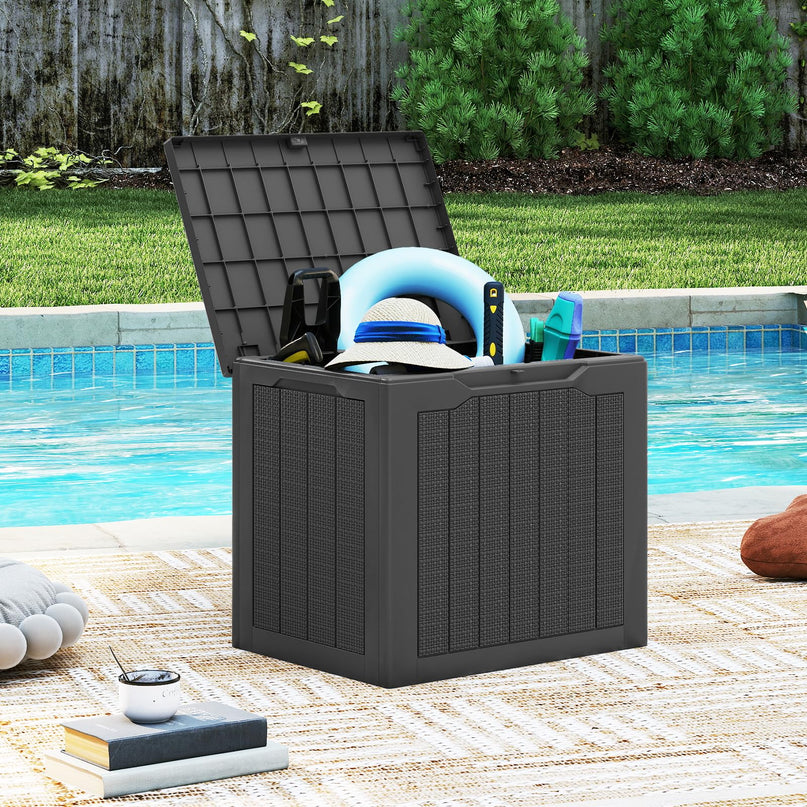 Giantex 25 Gallon Outdoor Storage Box for Pool Accessories