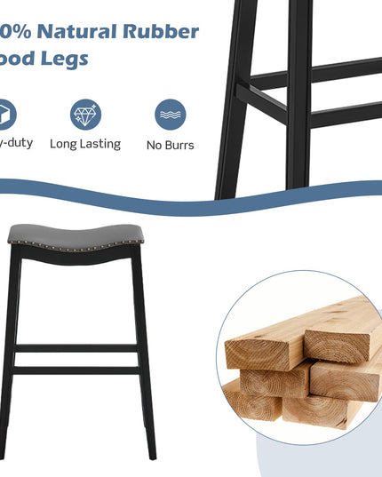 Giantex Counter Height Bar Stools Set