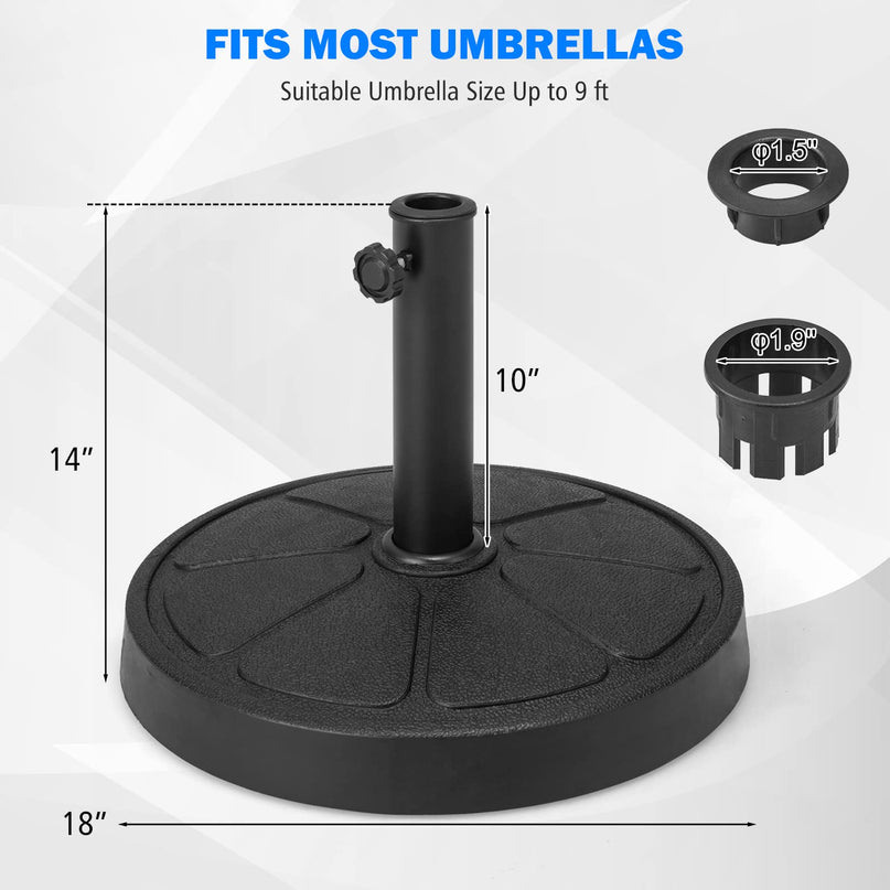Giantex 31/40 lbs Patio Umbrella Base