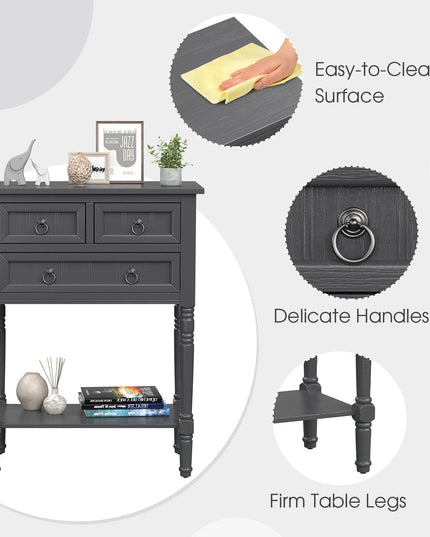 Giantex Console Table with Drawers