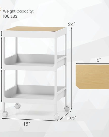 Giantex Rolling Utility Cart