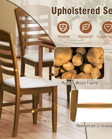 Giantex Wooden Dining Chairs Set