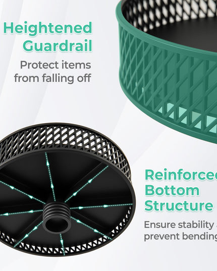 Giantex Portable Outdoor Side Table with Umbrella Hole